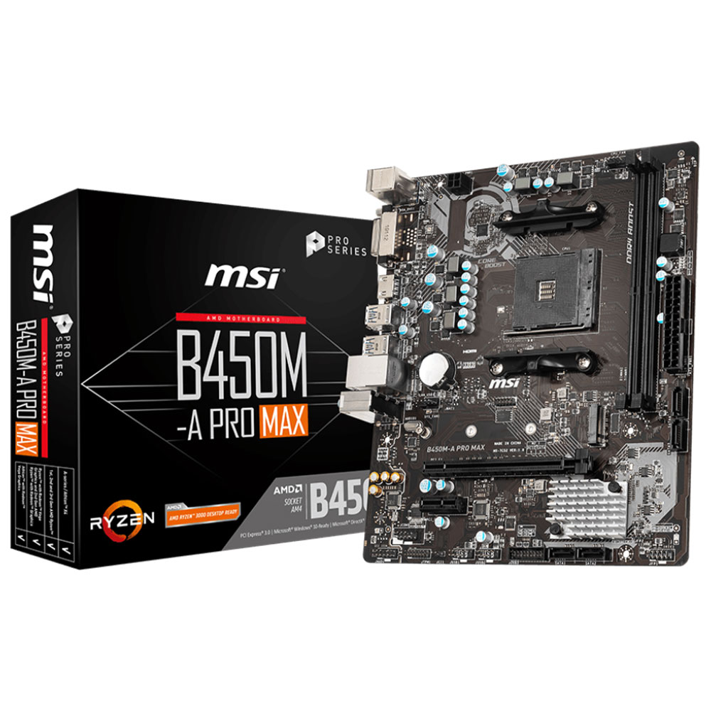 DevSpectrum | MSI B450M-A PRO MAX ProSeries Motherboard